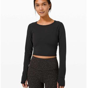 Lululemon Ever Elated Cropped Long Sleeve *Nulu